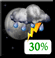 Saturday Night: A chance of showers and thunderstorms before 7pm, then a slight chance of showers and thunderstorms between 7pm and 8pm. Partly cloudy, with a low around 49. Southeast wind around 3 mph. Chance of precipitation is 30%. New rainfall amounts less than a tenth of an inch possible. Saturday Night: Chance Showers And Thunderstorms then Partly Cloudy