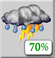 Saturday: Rain showers likely before 11am, then showers and thunderstorms. Cloudy. High near 54, with temperatures falling to around 52 in the afternoon. West wind around 6 mph. Chance of precipitation is 100%. New rainfall amounts between a quarter and half of an inch possible. Saturday: Showers And Thunderstorms